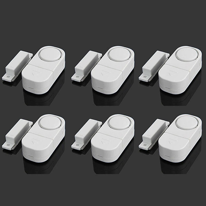 

9V Home Alarm Wireless Remote Control Window Sensor 120dB Security Door Alarm Sensor Battery Magnetic Switch Anti Theft Alarm