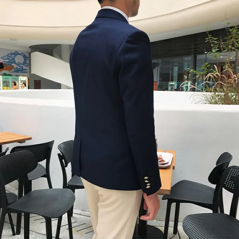 Men Suits Jackets Men's Suit Single Breasted Notch Lapel Jacket Business Casual Blazer Coat Fashionable Slim Fitting Tuxedo