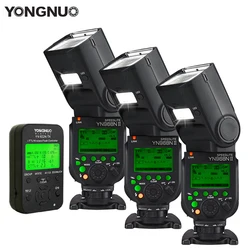 Yongnuo YN968N II YN968EX-RT TLL HSS Speedlite w/ LED Light +Trigger Transmitter 2.4G Wireless DSLR Flash for Canon Nikon Camera