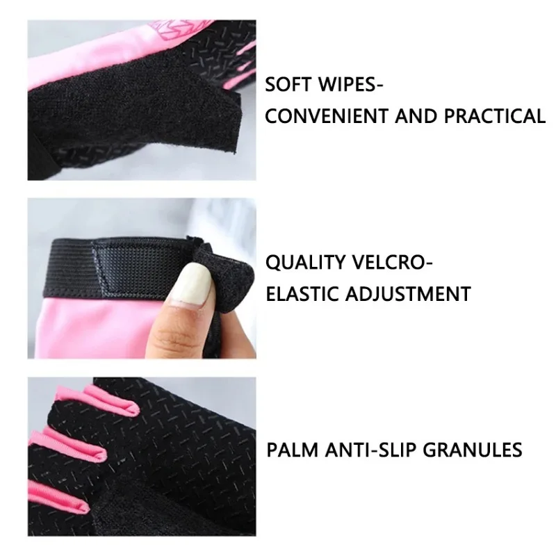 New Children's Gloves Boys And Girls Half Finger Riding Sports Anti-Slip Breathable Outdoor Spring And Summer Trends