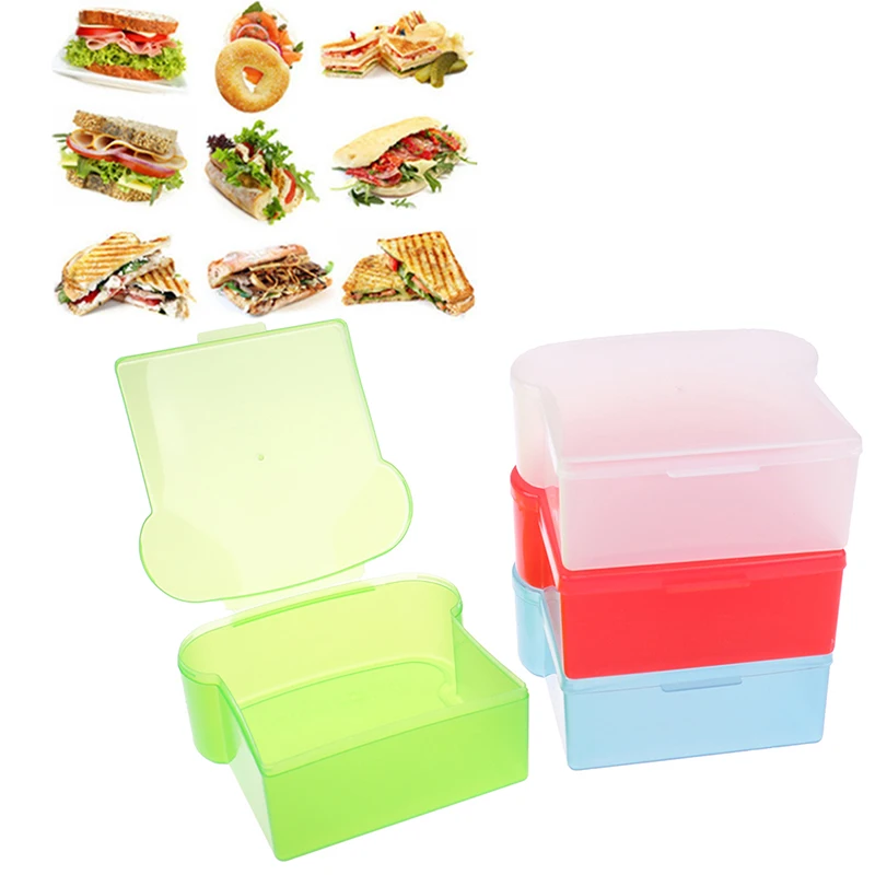 

Sandwich Storage Box Lunch Box Food Storage Case Reusable Microwave Lunch Box Food Storage Container Sandwich Boxes