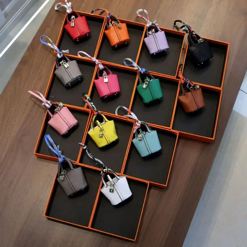 Bag Pendant Small Vegetable Basket Mini Cute Lipstick Headphone Key