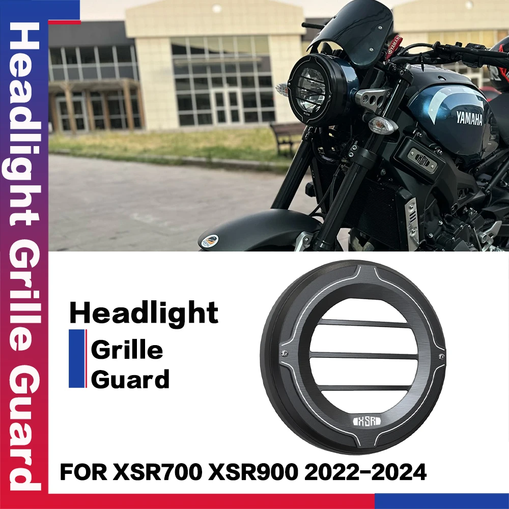 

2023 New FOR YAMAHA XSR700 XSR 700 2022 2023-2024 Motorcycle Aluminium Tool Accessories Headlight Grill Guard Cover Protector