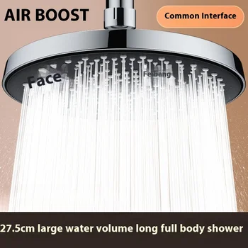 ฝักบัวแรงดันสูงด้านบนสเปรย์หัวฝักบัวขนาดใหญ่, ก๊อกน้ําฝักบัวในห้องน้ําพร้อมหัวฝักบัวแรงดันน้ําขนาดใหญ่ 1