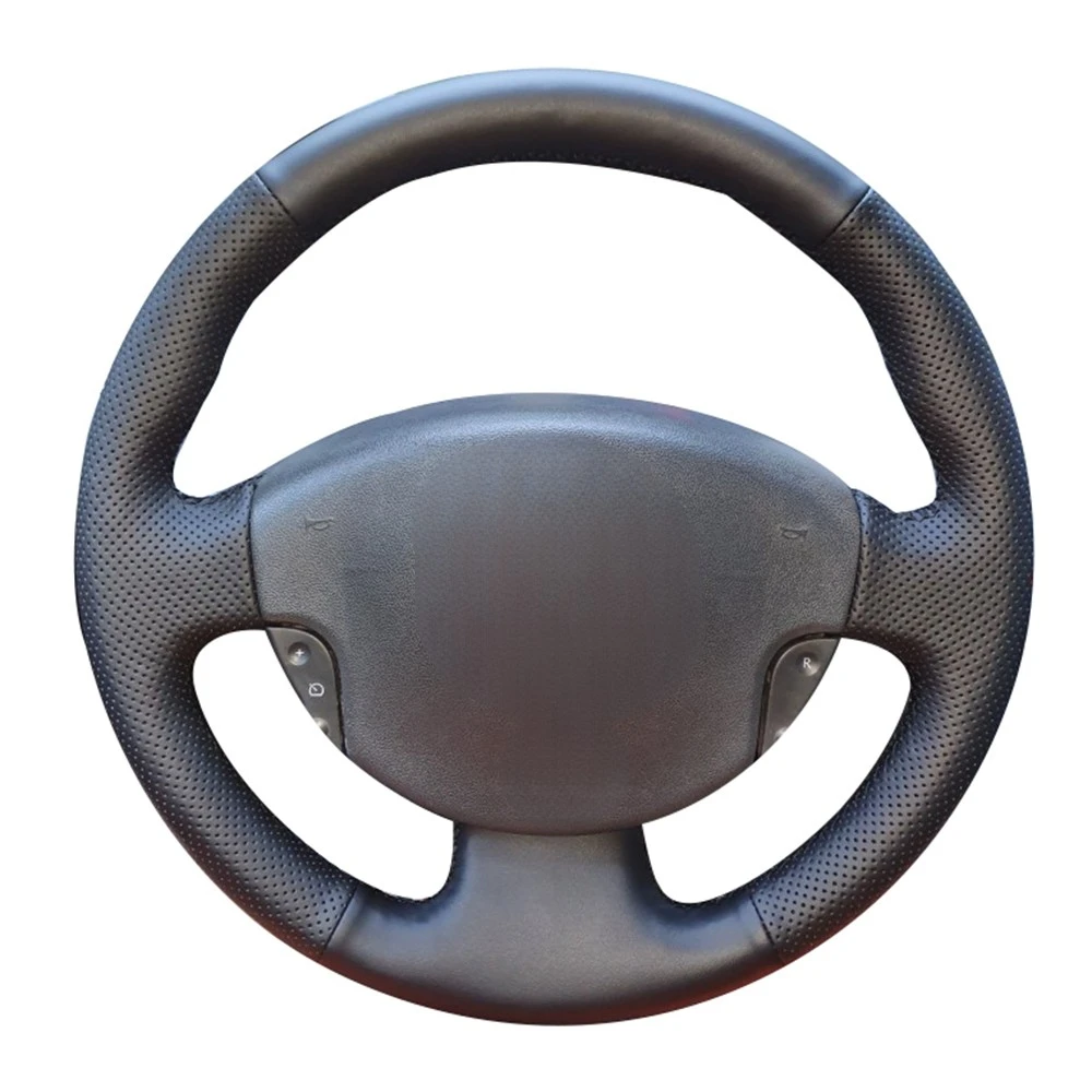 Auto lenkrad abdeckung rutsch festes Kunstleder 2002 fit für Renault Scenic 2 Grand Scenic Kangoo 2 Megane 2 2014-2018