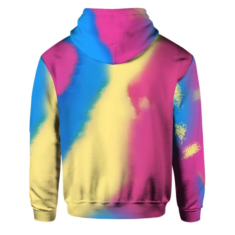 Unisex Kenough Graphic Pullover Hoodie Back and Fit View