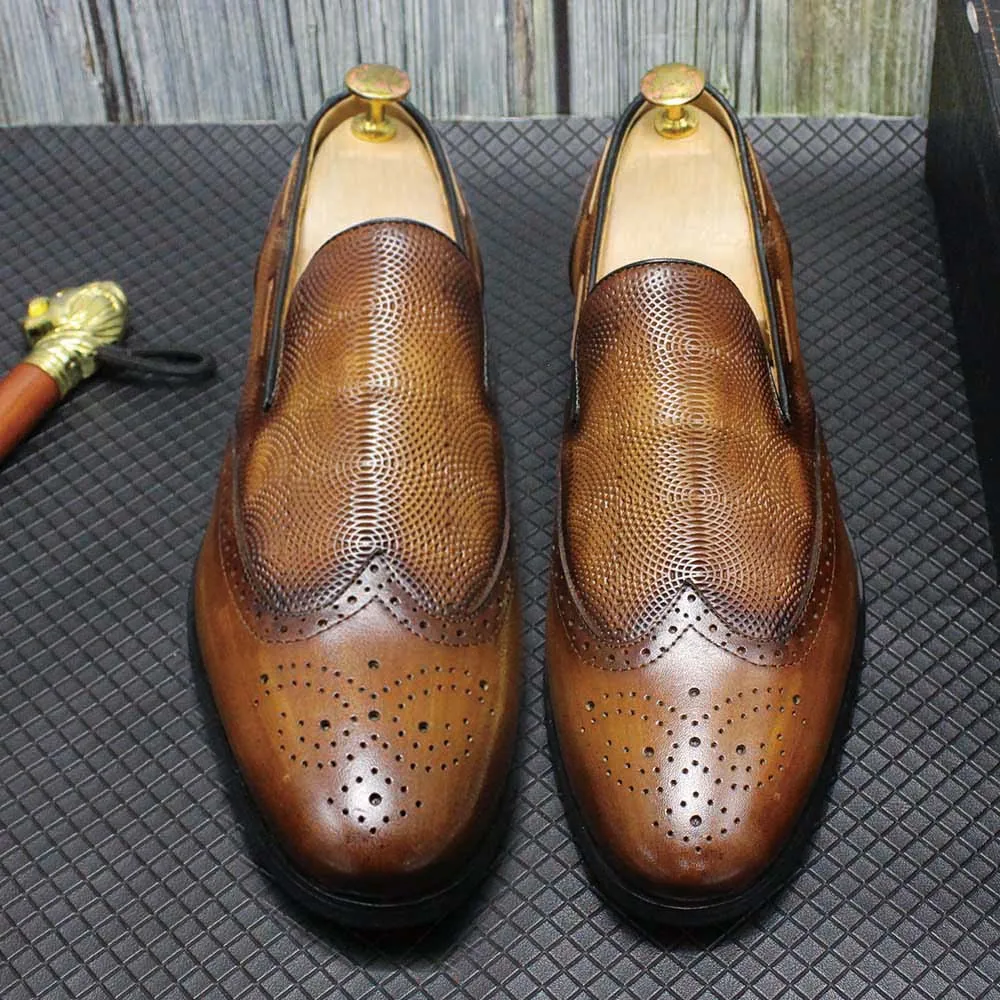Chaussures Habillées FootJoy Classics Vintage – Cuir Crocodile Brogue – Pointure 11c US