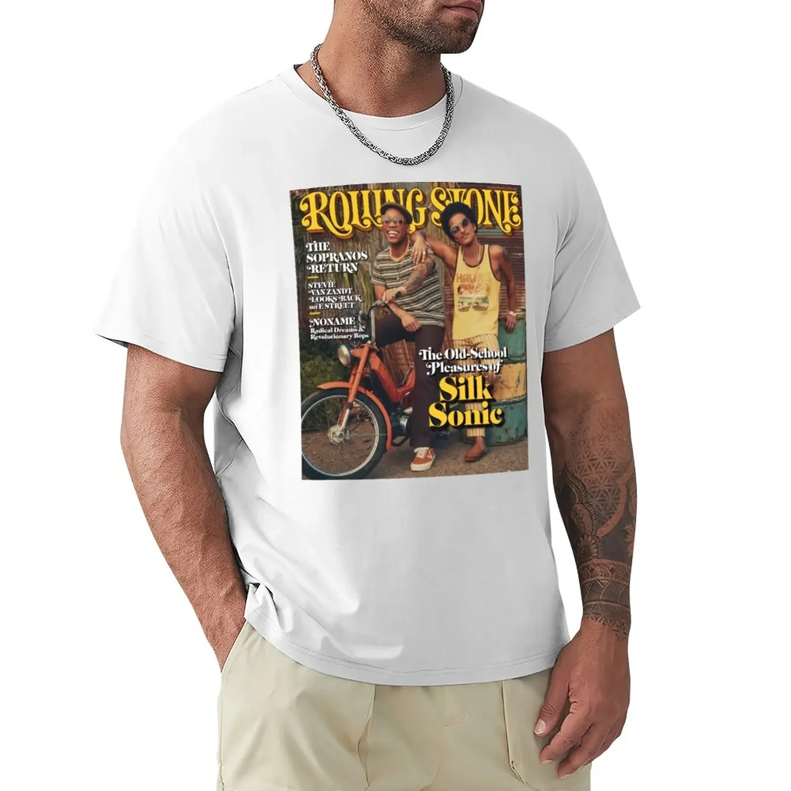 

slikkonik T-Shirt Short sleeve tee anime mens plain t shirts