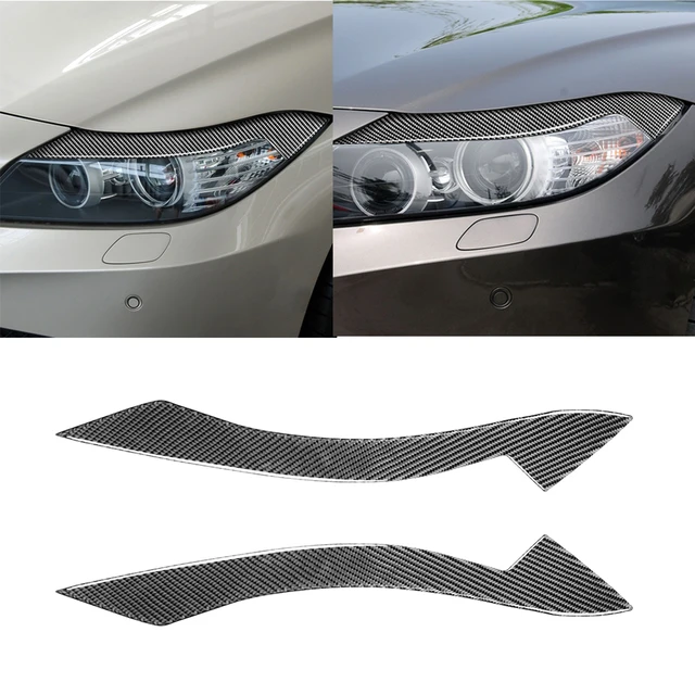 2pcs/Pair Carbon Fiber Headlight Eyebrow Eyelid Simple Installation For BMW  Z4 E89 2009 2010 2011 2012 2013-2015 Accessories - AliExpress