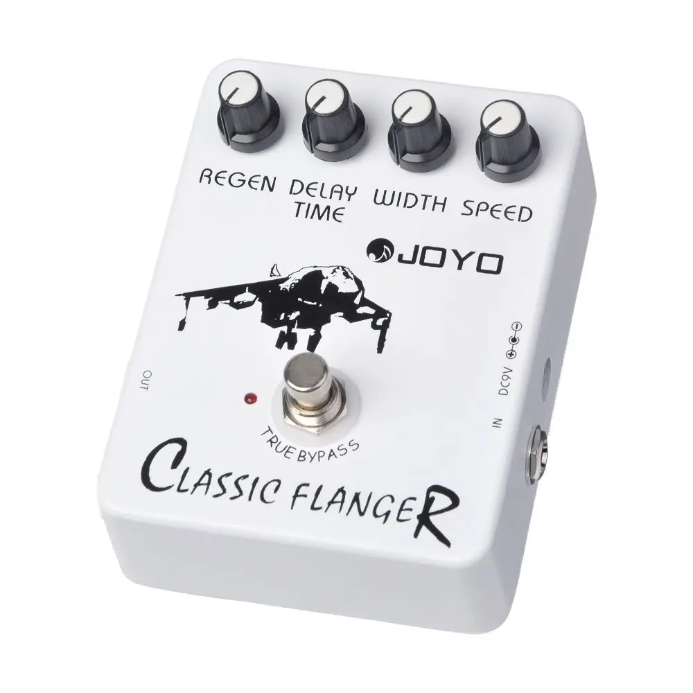 

JOYO JF-07 Flanger Effects Pedal Metallic Flange & Rapid Tremulous Vibrato Sounds With BBD Circuit Ture Bypass Design Accessory