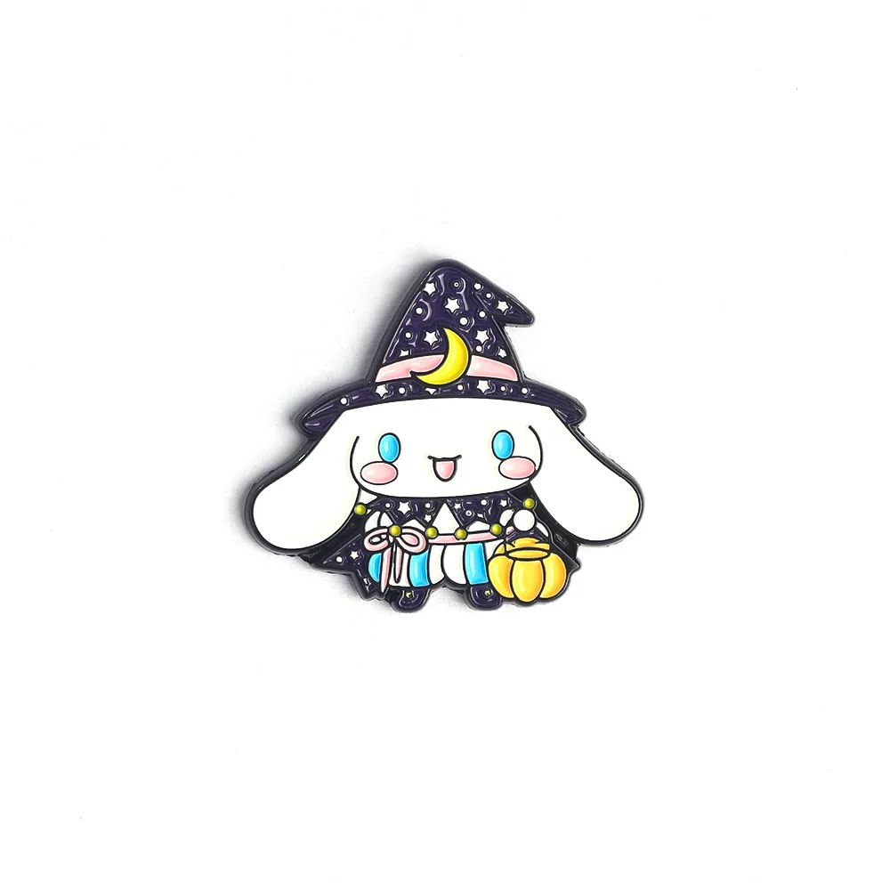 Spille da bavero Hello Kitty Kuromi Pochacco simpatiche gattine, spille smaltate per zaini, spille da donna, regalo, accessori moda e gioielli