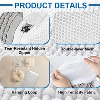 Durable Shoe Wash Bag Convenient Shoe Washing Bag with Strong Zippers Ideal Shoe Laundry Bag for Home Use Shoe Laundry Bag 2