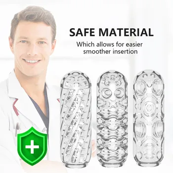 Man Masturbator Blowjob Sexy Toys Real Vagina Vacuum Pocket Pussy Cup for Men Safe Soft Goods for Adults 18 Sex Mastubation Cup 5