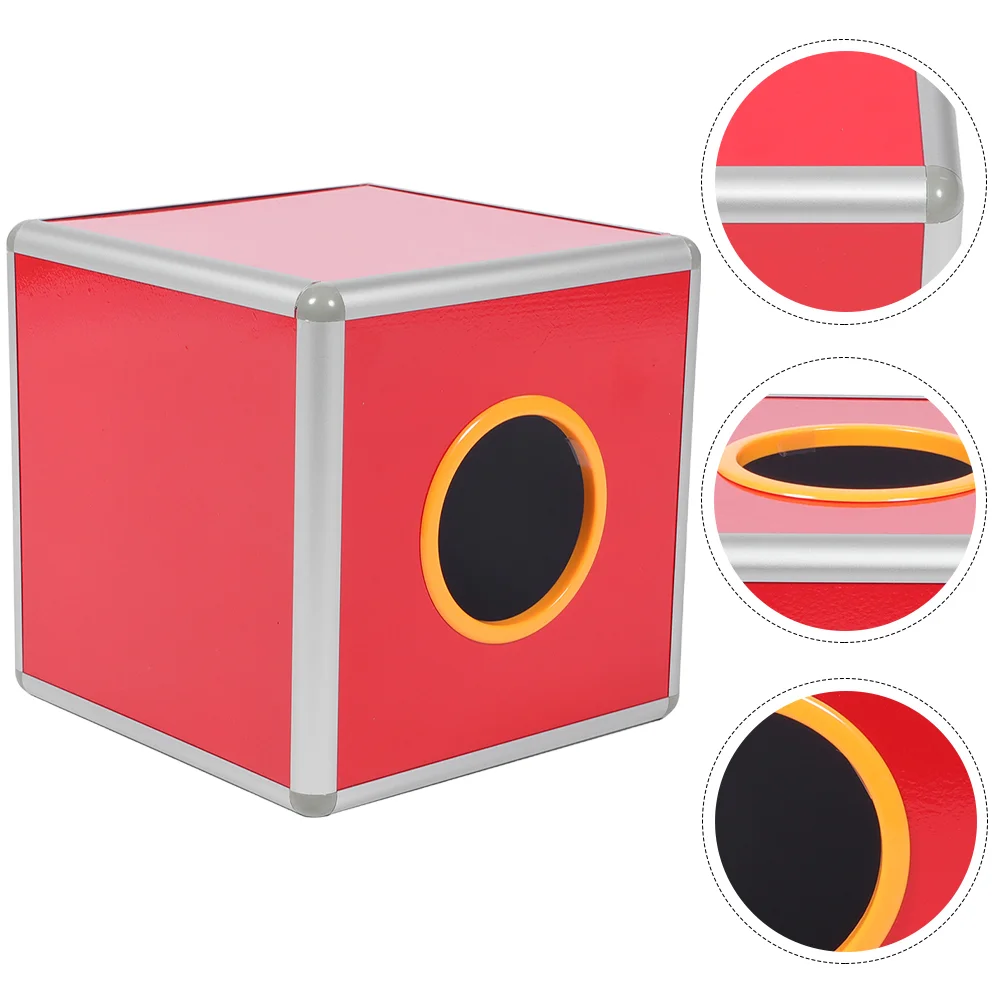 

Storage Bins Lottery Storage Box Ballot Containers for Organizing Donation Supply Suggestion Promotional Case Red Office