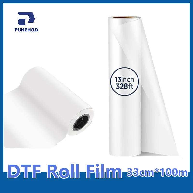 DTFフィルム 33cm×100ｍ Premium DTF PET Film Roll 33cm x 100m | Warm Peel Transfer
