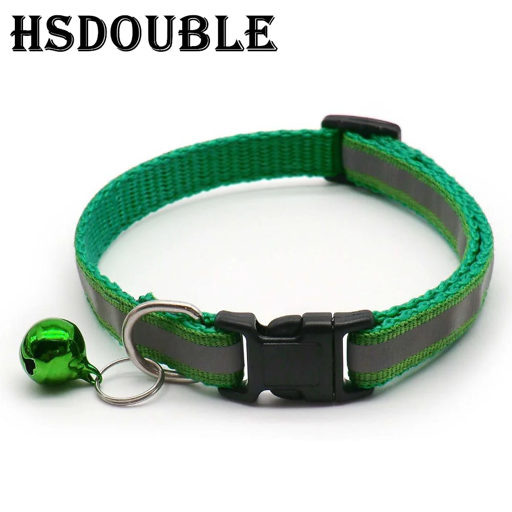2Pcs/Pack 12 Colors Reflective Adjustable Cats And Small Dogs Collars thumbnail 8