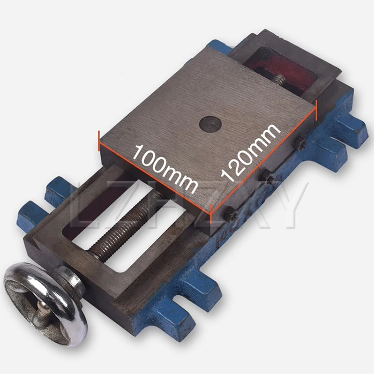 Precision heavy-duty cross slide dovetail slot drag plate hand crank screw movin