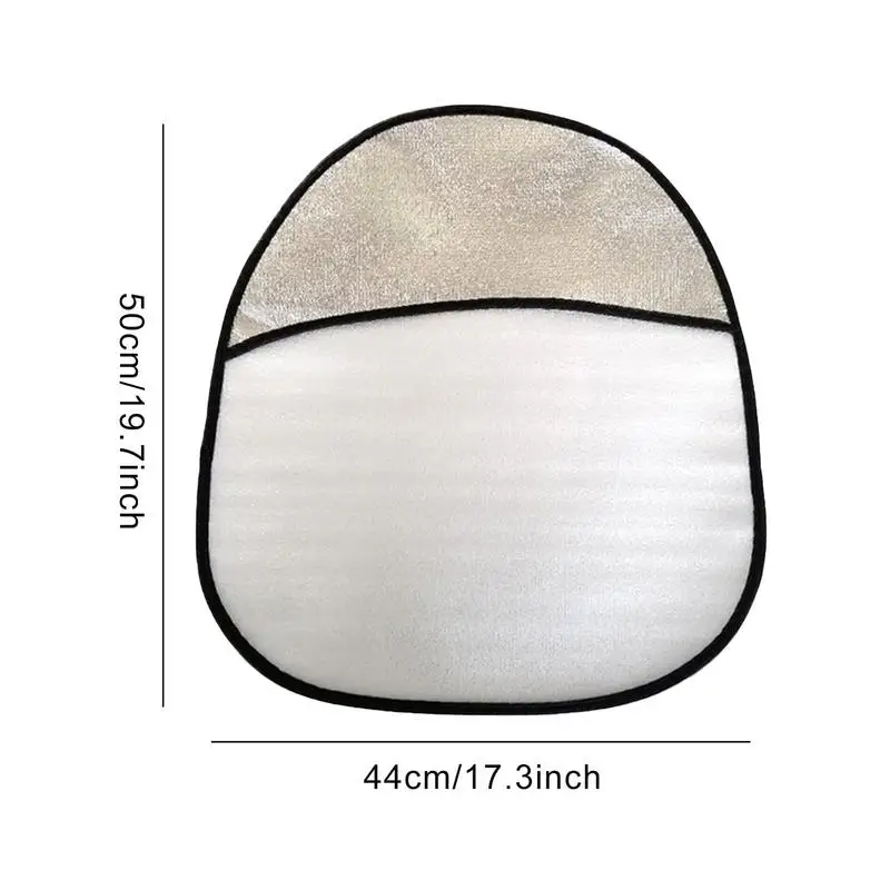 Steering Wheel Sun Shade Cover Steering Wheel Cover Sun Shade Anti Heat Aluminum Foil Steering Wheel Covers 44cmx50cm for Cars