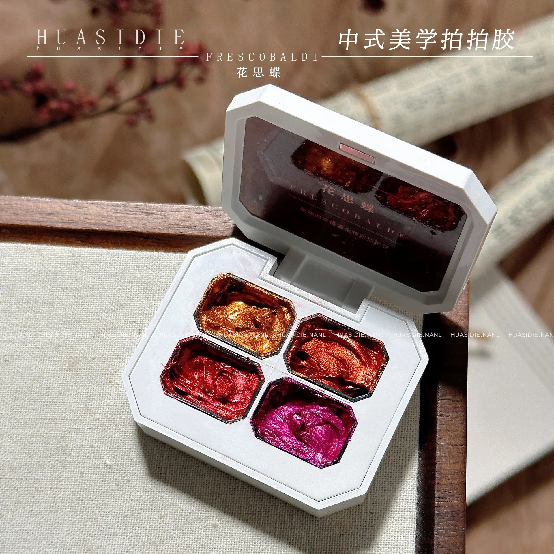 Gradient Gel Nail Polish Set - 4-Color Semi-Permanent Soakable UV LED Nail Art Design Collection