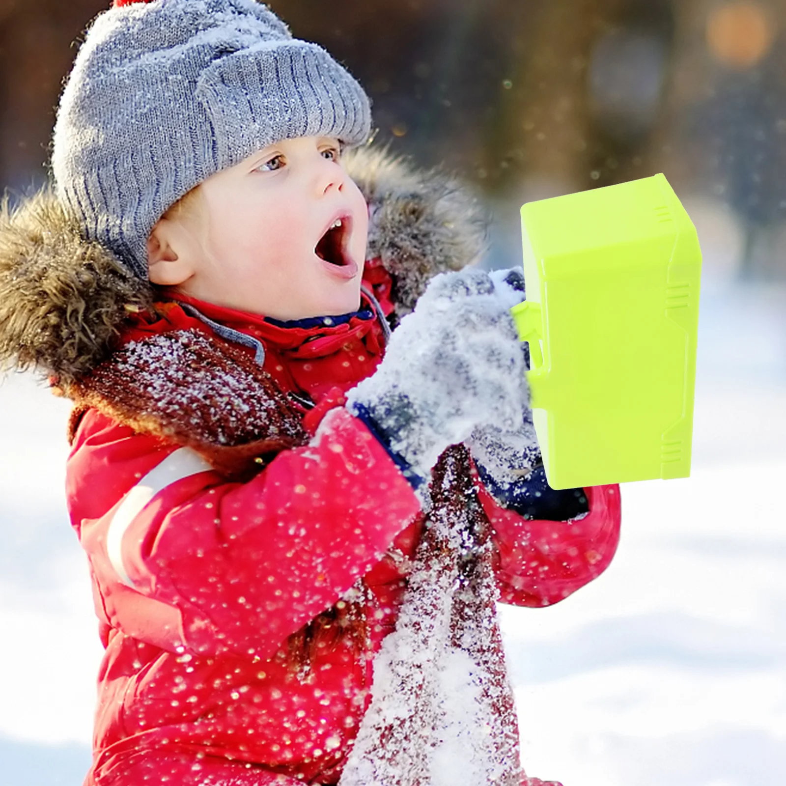 4 Pcs Snow Brick Mold Tool Portable Blocks Makers Molds for Kids Outdoor Toys Winter Abs Baby 4