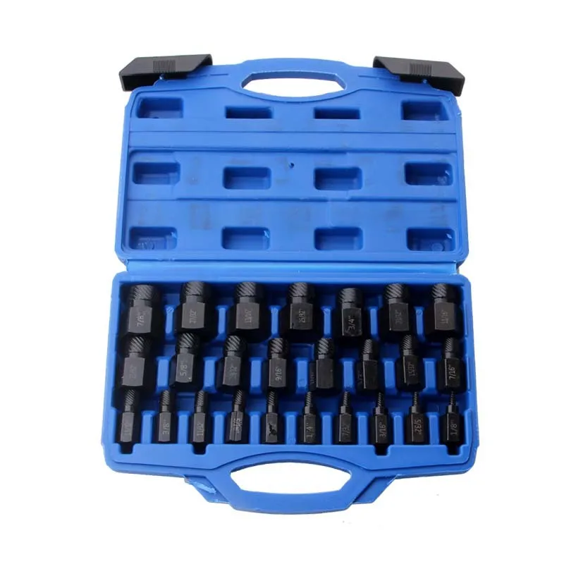 

Screw extractor 25pc broken wire extractor combination set