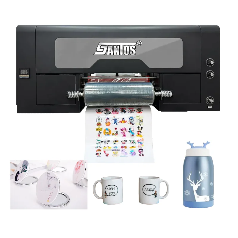 

Factory Sell Multi-function Uv Dtf Printer Printing Machine Dtf Transfer Ab Film Sticker Printer CMYK White With Varnish