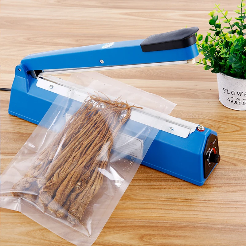 Manual Impulse Sealing Machine Film Sealer Aluminum Plastic Bag Heating Sealer Heat Poly Bag Hot Heat Sealer 6