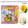 New English Cartoon Point Reading Book Children Early Education Finger Touch Learning Language Multifunctional E-book Toy Gift 1