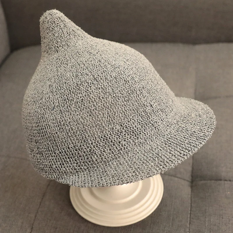 accessoriesbaby easter  2022 Korean Style Baby Straw Hat Kids Summer Hats Plaited Visor Peaked Hat Cute Pointy Top Outdoor Sun Caps Children Beach Cap boots baby accessories	