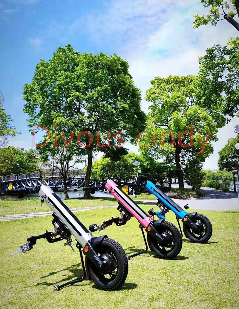 Handicapped Manual Wheelchair Aid Front Drive Electric Hand Carriage