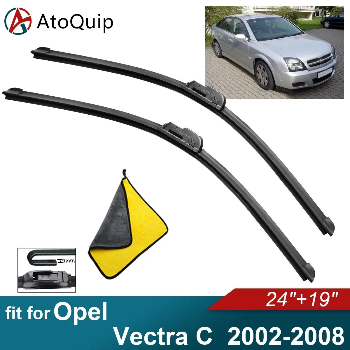 

Car Windshield Wiper Blades Fit For Opel Vectra C Wiper Blades Soft Rubber Auto Front Windscreen