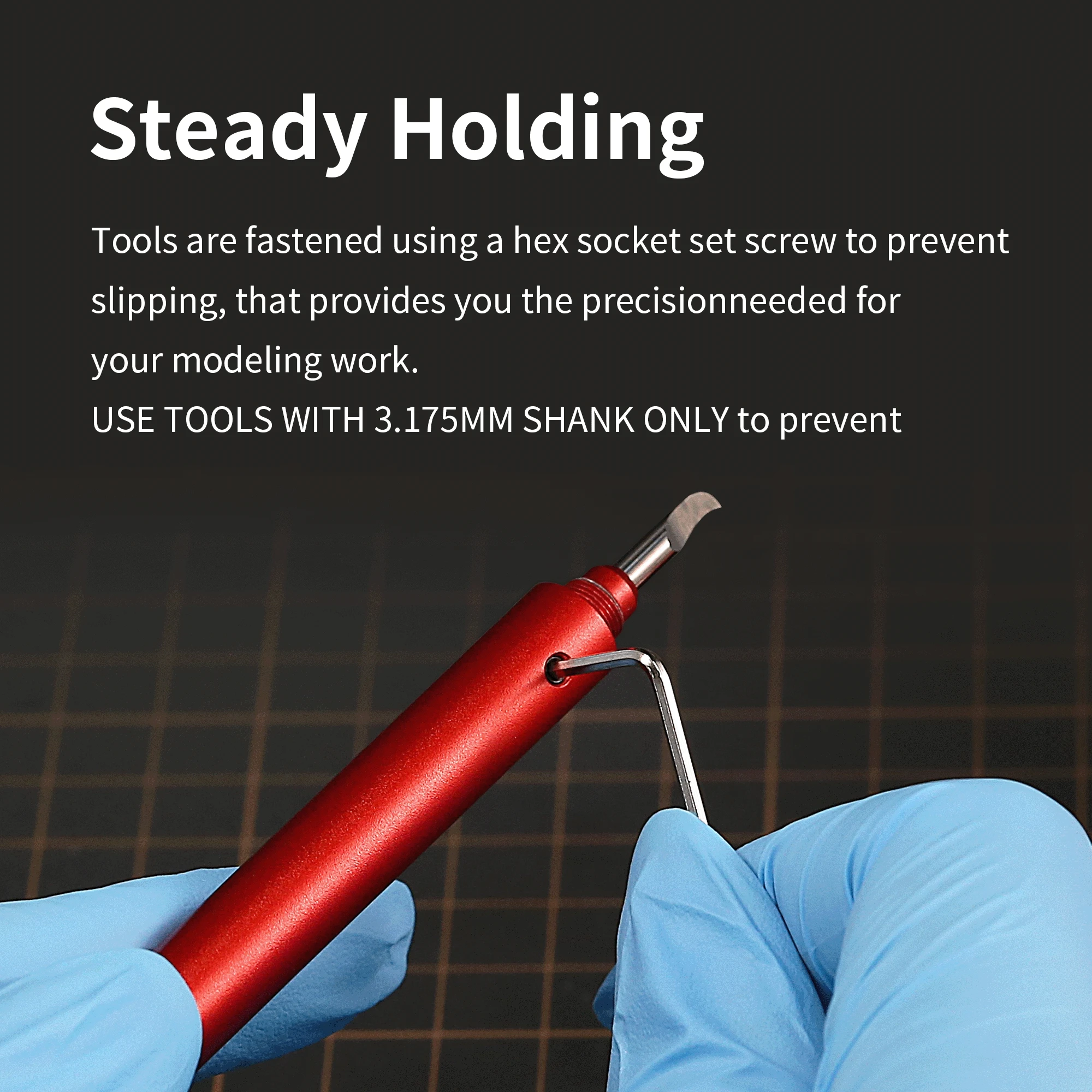 DSPIAE AT-EH COMPATIBLE KNIFE SHANK DIAMETER:3.175MM Tungsten Steel Hook Broach 3