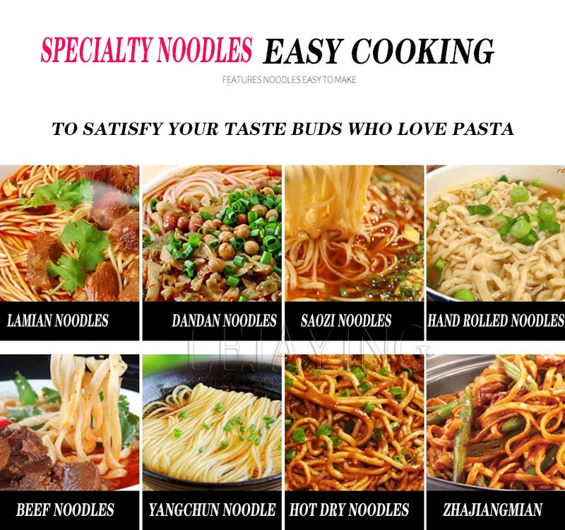 Electric Noodle Dumpling Wrapper Machine Commercial Household Pasta Noodle Maker Machine Stainless Steel Noodle Press Machine