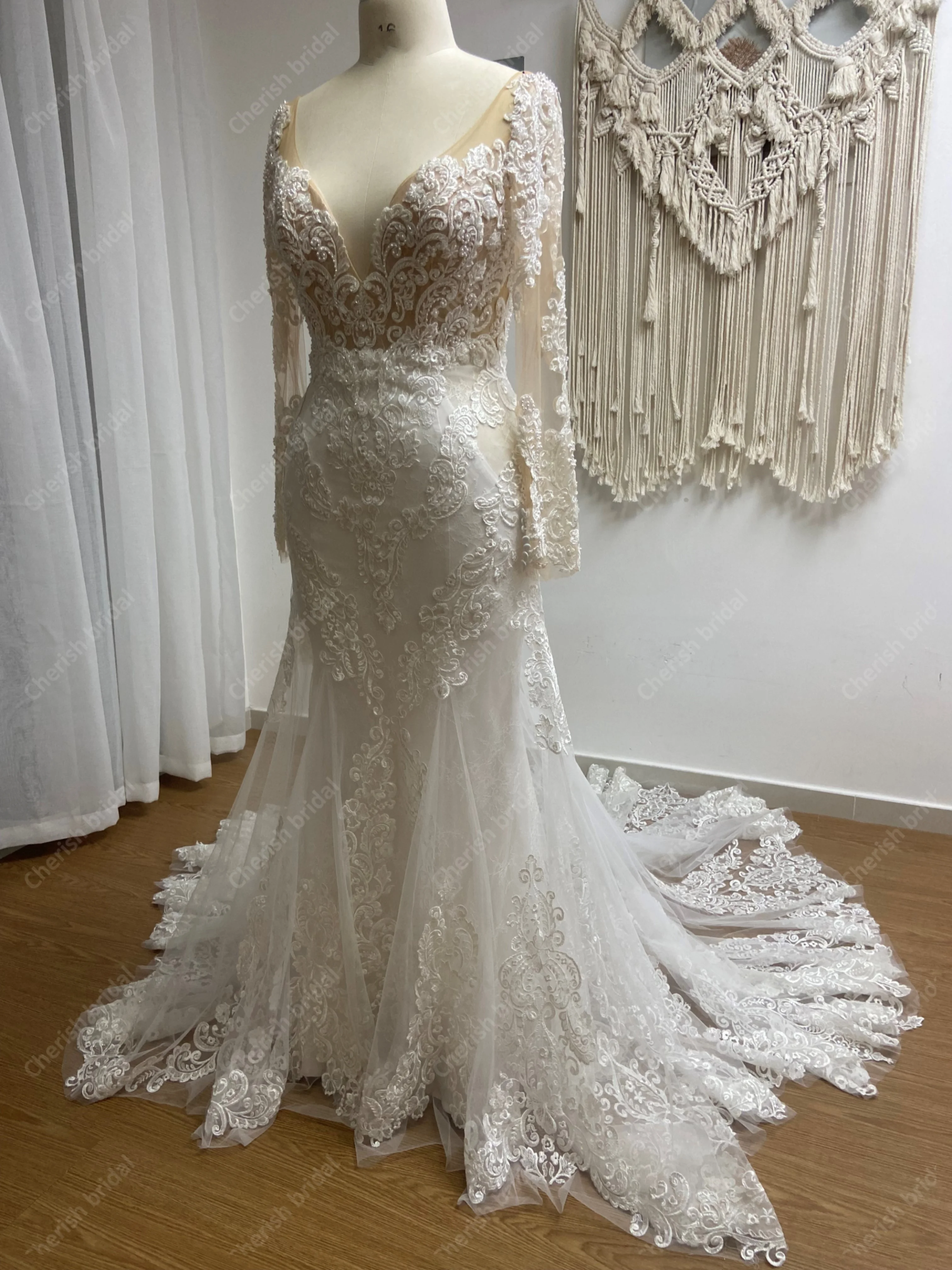 

Роскошное свадебное платье-Русалка C4011M для невесты, женское блестящее свадебное платье, элегантное женское свадебное платье-Русалка 2024