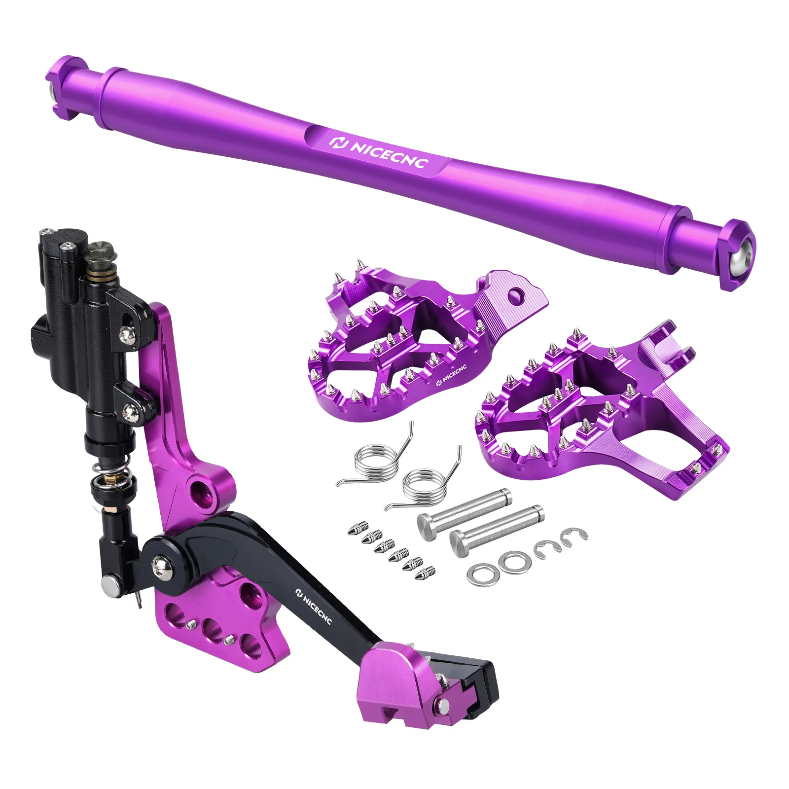 NICECNC Hydraulische Hinterrad-Fußbremse & Fußrastenverlängerung & Fußstützenhalterung für Surron Light Bee X S für Segway X160 X260 – Detail 11