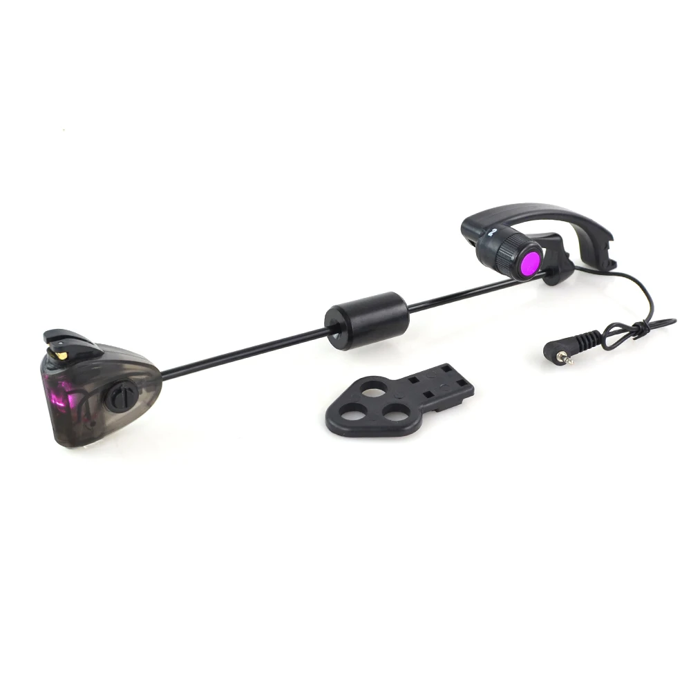 Kit De 4 Swingers Pour Pêche à La Carpe - LED, Acier Inoxydable, Réglables, Avec Boîte De Transport