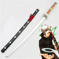 Cosplay Trafalgar Law Ghost Cry Weapon Wood Sword Role Playing Trafalgar D Water Law 104cm  Wood Prop Katana 1