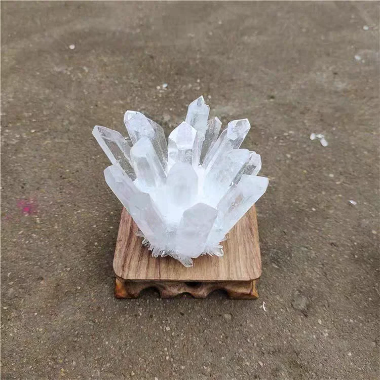 Natural White Crystal Stone, Bohemian style, exquisite home office ornaments