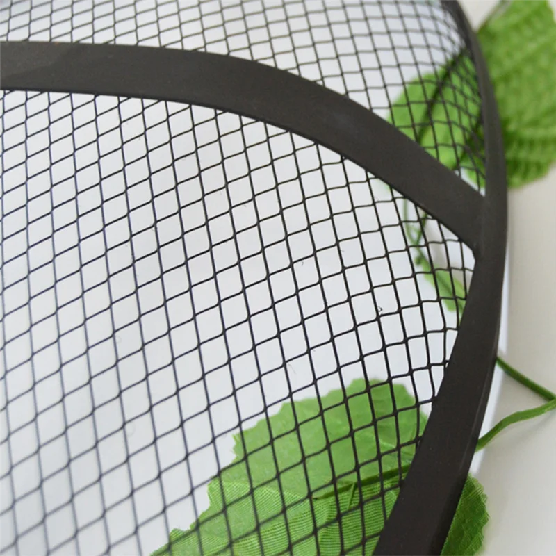 Hot Selling-Fire Pit Spark Screen, Outdoor Fire Pit Screen Cover, Fire Screen Round Cover Net, Cover For Backyard,F