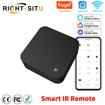 Tuya Smart IR Remote Control Smart Life for Smart Home Automation Replace TV DVD AUD AC Remote Works with Alexa Google Home