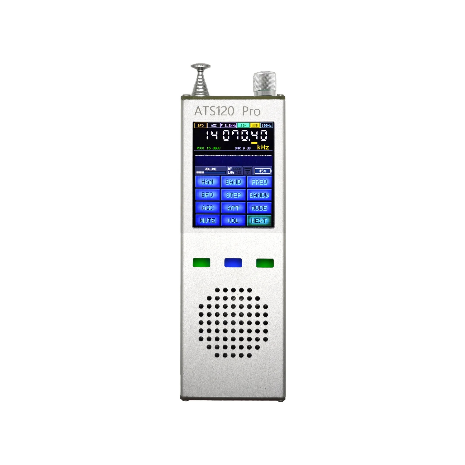 Officially Licensed decoder ATS120 Pro V4.1x SI4732 FM AM LSB USB SBB RDS Full Band Radio Receiver Digital Decoder with TFT LCD