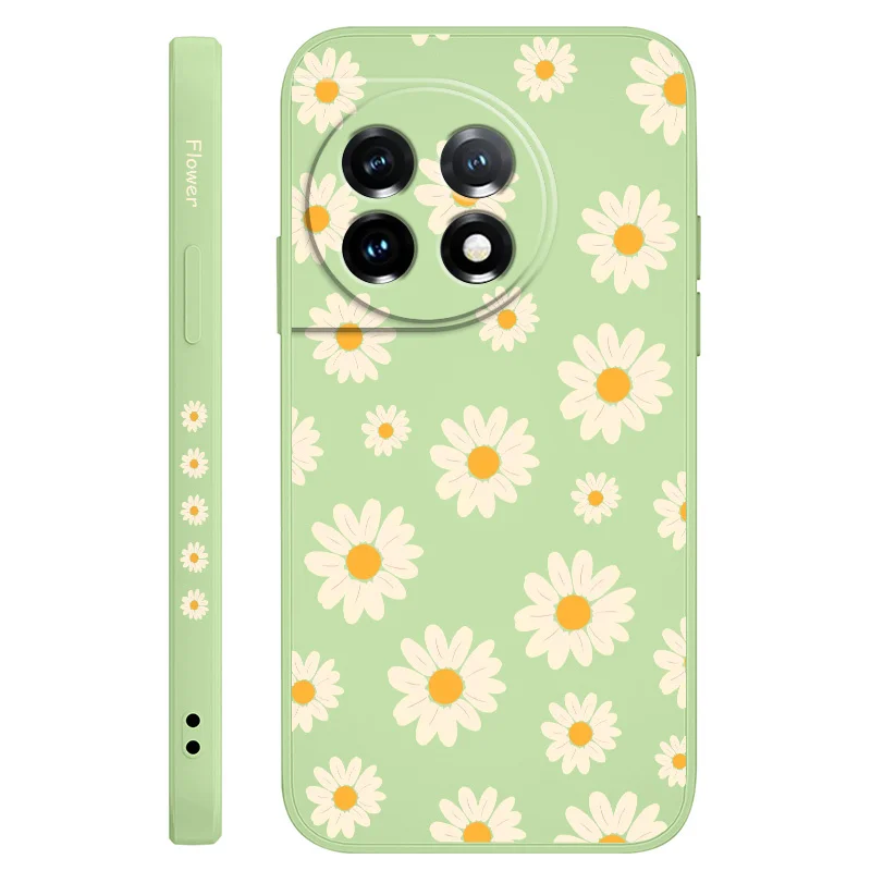 Corrugated Daisy Liquid Silicone Phone Case