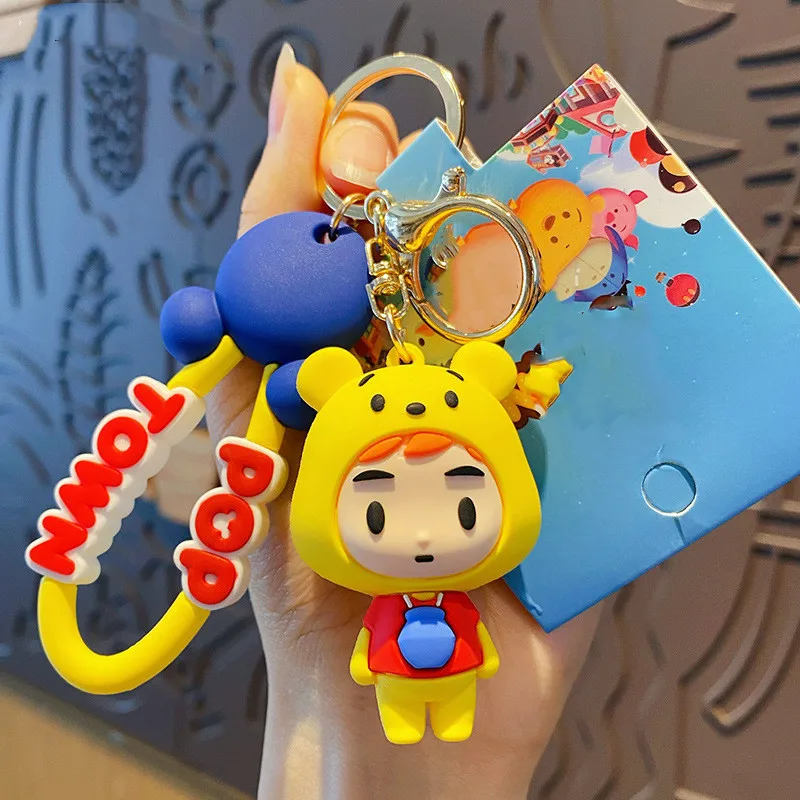 Portachiavi Pocket Pop!: Winnie The Pooh - Ih-Oh Con Cuore (Floccato