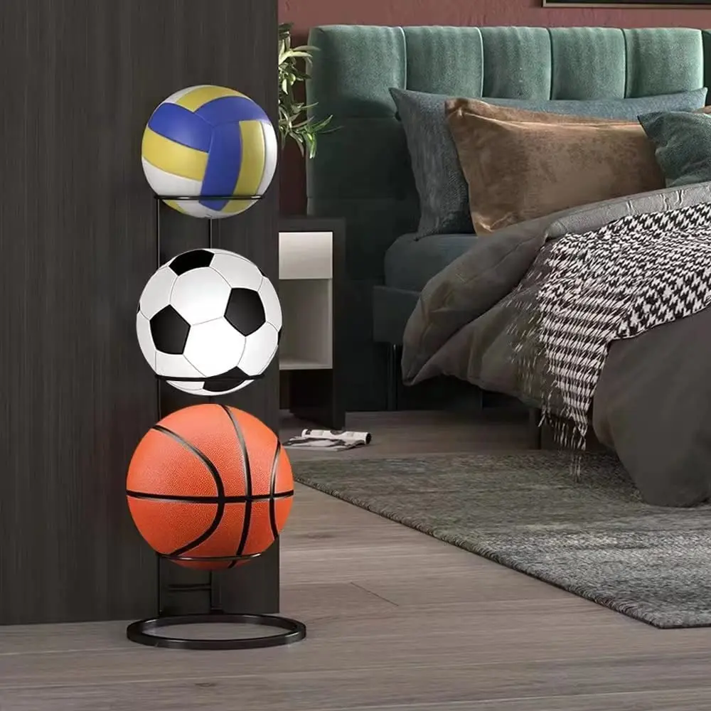 Support de Rangement de Ballons, Support de Rangement de Basket-Ball sans  Vis Portable pour l'Extérieur, Support de Montage de Football, Support  d'Affichage de Basket-Ball - AliExpress