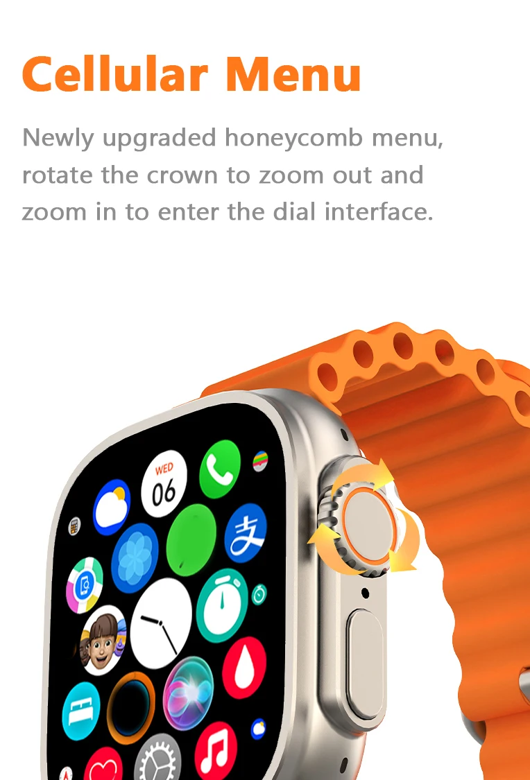 2023 VWAR IWO Ʈ 4 Smartwatch 49mm 2.2 ġ HD ȭ ħ NFC   Ʈ ġ IOS