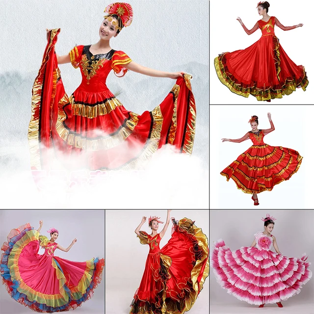 Patrones Para Traje De Flamenca - Casa Y Jardín - AliExpress