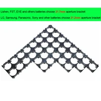 20PCS 21700 Lithium Cell Cylindrical Battery Holder Batteries Pack Plastic Holder Case Bracket for Battery Pack DIY 2