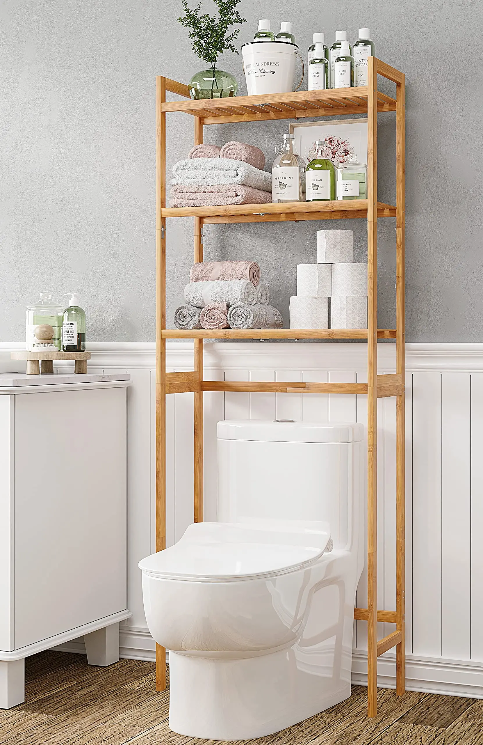 

Over The Toilet Storage, Bathroom Organizer, Over The Toilet Storage, 3-Tier Bathroom Organizer Over Toilet, 3 Tier-Original