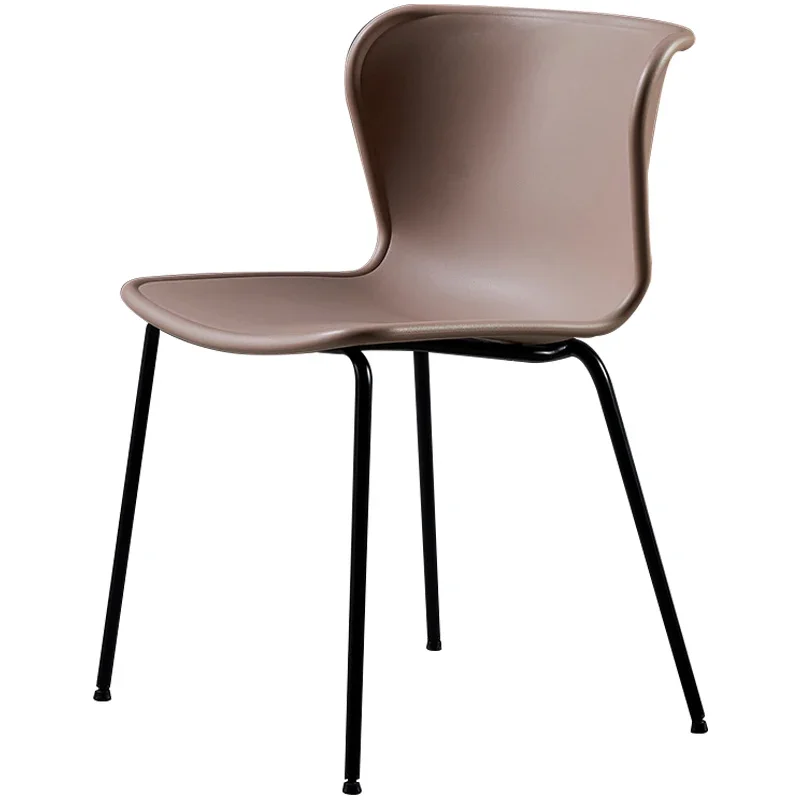 Household Furniture Kitchen Dining Chair Creative Living Room Adult Plastic Chairs Modern Minimalist Villa Leisure Back Stool y