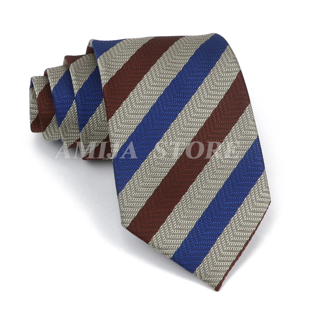 Cravatta Sartoriale 3 Pieghe 100% Seta Jacquard Sfoderata - Arcuri Cravatte